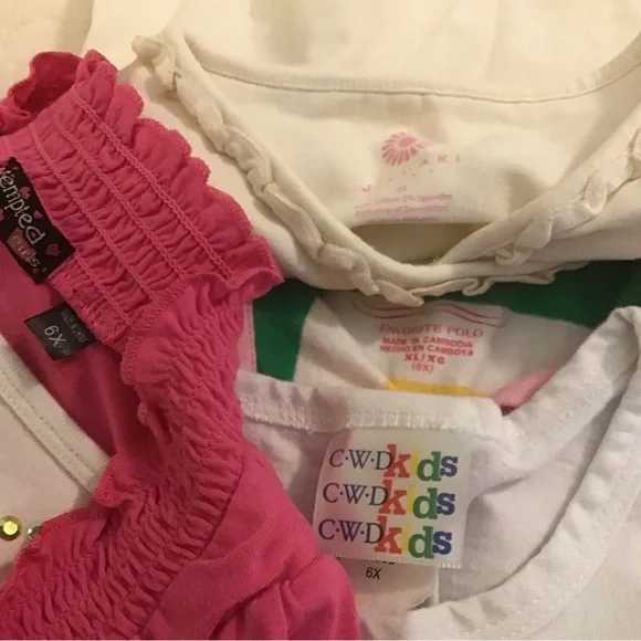 Bundle of (12) Girls 6X Warm Weather Tops - Picture 7 of 9